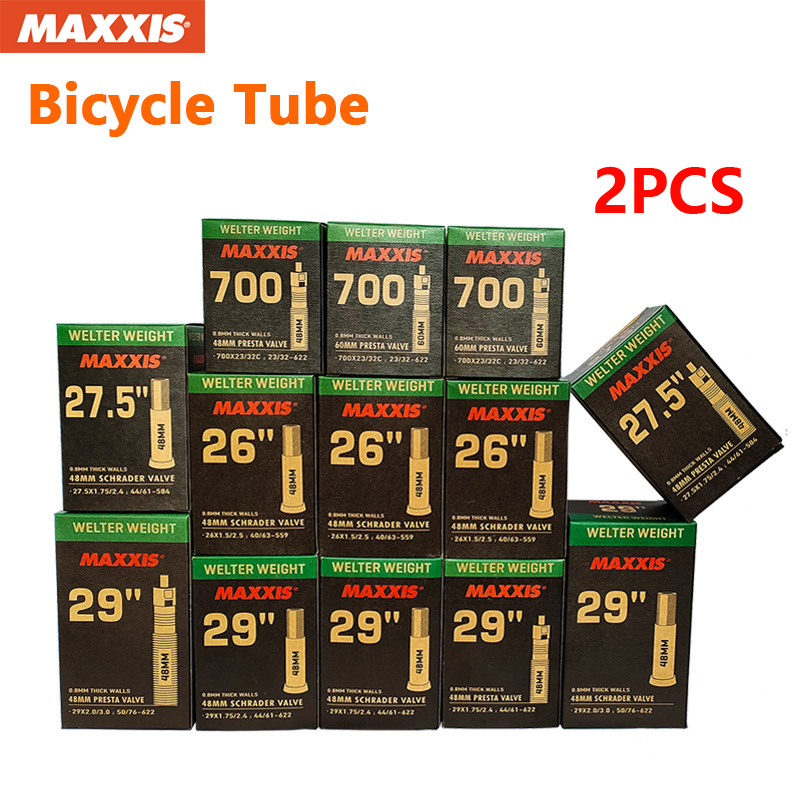 Mountain Biking Tube - 2 قطعة MAXXIS وزن اللحام دراجة
