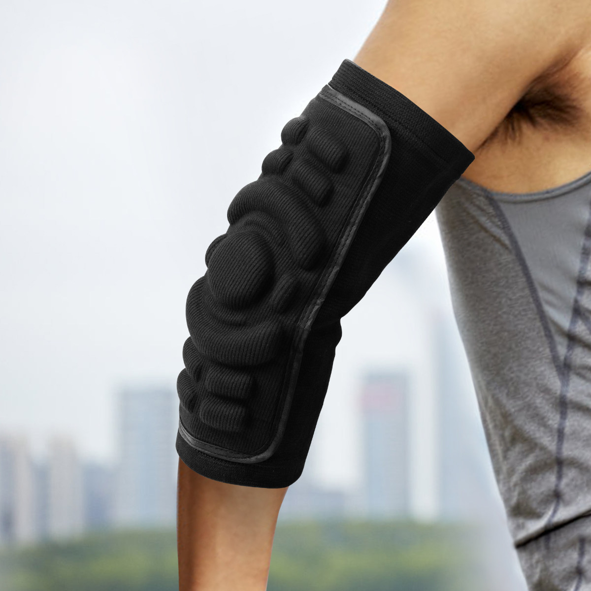 قطعتان من واقيات المرفقين لحما - مراجعة Mountain Biking Elbow Pads وسعره